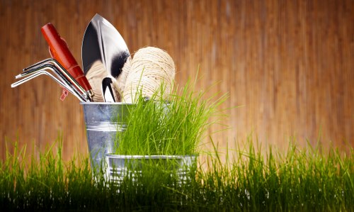 Professional team performing garden clearance in Fulham